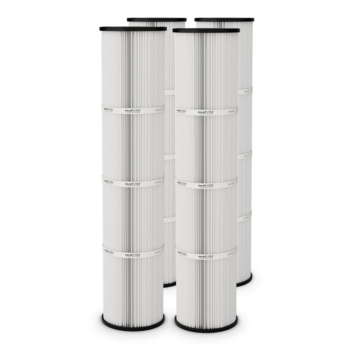 Excel Filters XLS-706 4-Pack Replacement Filter Cartridges, Compatible with Pentair Clean & Clear Plus 520 / Waterway Crystal Water 525