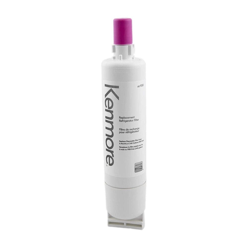 Single Kenmore 9085 refrigerator water filter with pink protective cap
