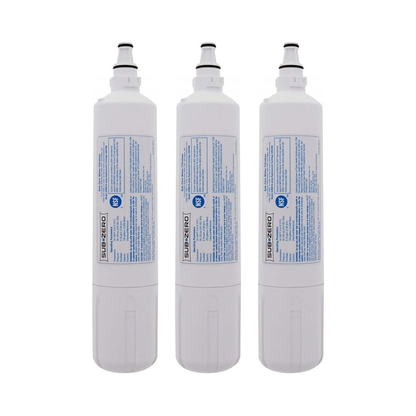 Three Sub-Zero 4204490 refrigerator water filter cartridges